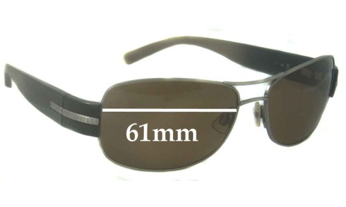 Sunglass Fix Replacement Lenses for Calvin Klein Unknown Model - 61mm Wide 