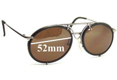 Carrera 5661 Replacement Sunglass Lenses -52mm wide 