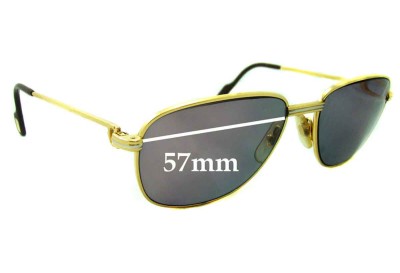 Cartier CO710 Replacement Lenses 57mm wide 