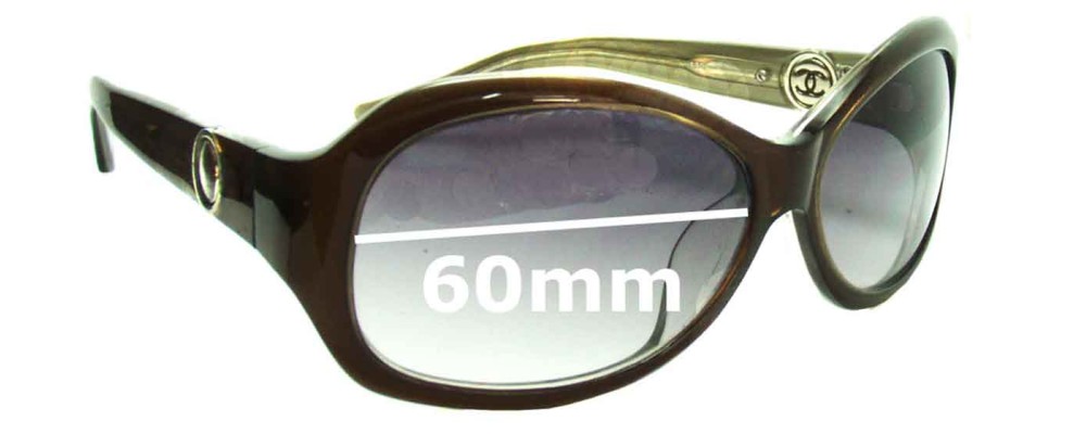 Sunglass Fix Replacement Lenses for Chanel 132 - 60mm Wide