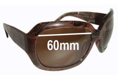 Chanel 5146 Replacement Lenses 60mm wide 