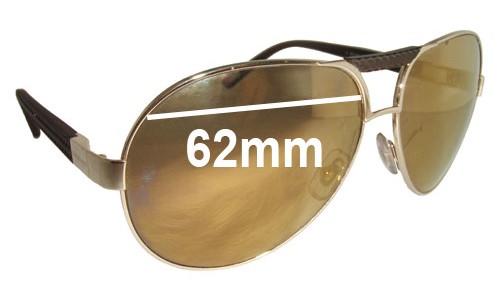 Sunglass Fix Replacement Lenses for Chopard SCH 817 - 62mm Wide 