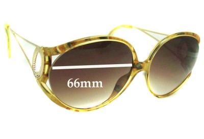Christian Dior Unknown Model Replacement Lenses 66mm wide 