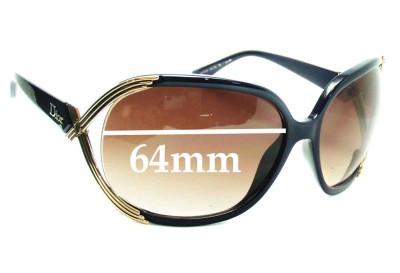 Christian Dior Sydney Replacement Lenses 64mm wide 