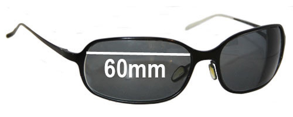 Sunglass Fix Replacement Lenses for Christian Roth CR14241 - 60mm Wide