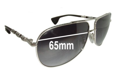 Chrome Hearts The Beast Replacement Lenses 65mm wide 