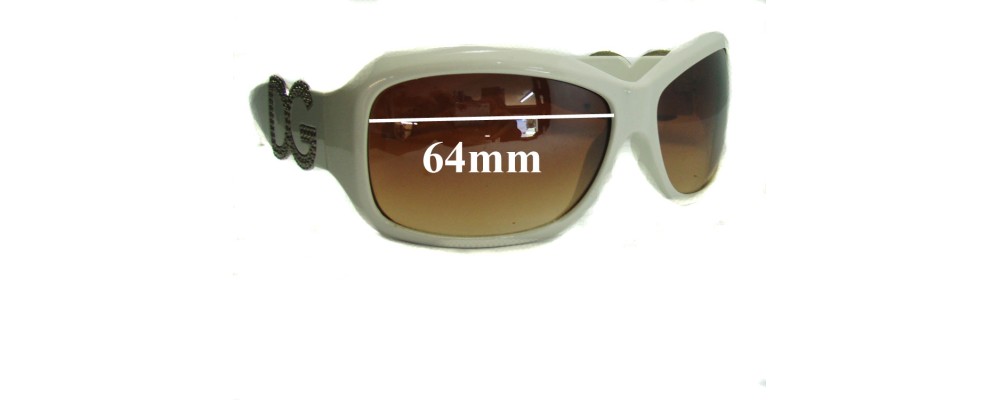 Sunglass Fix Replacement Lenses for Dolce & Gabbana DG187 - 64mm Wide