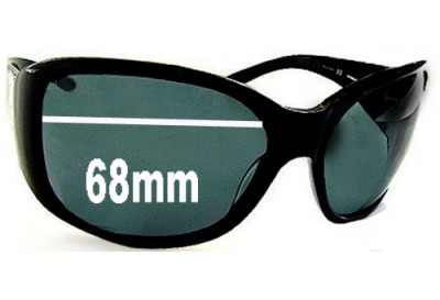 Dolce & Gabbana DG3003 Replacement Sunglass Lenses- 68mm Wide 