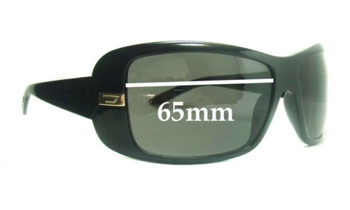 Sunglass Fix Replacement Lenses for Diesel DL0118 - 65mm Wide 
