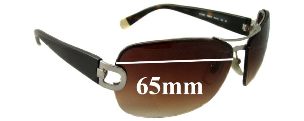 Sunglass Fix Replacement Lenses for DKNY DY5063 - 65mm Wide