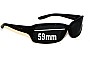 Sunglass Fix Replacement Lenses for DNA Gulch II - 59mm Wide 
