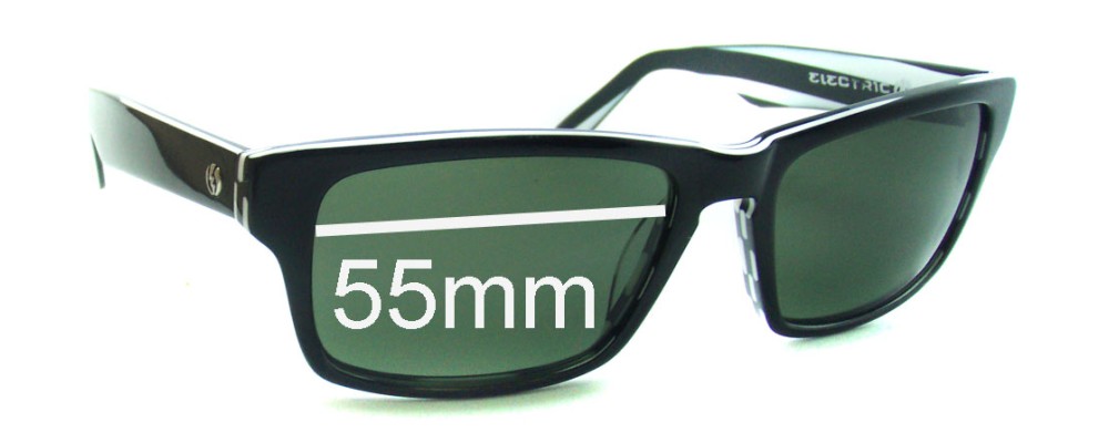 Sunglass Fix Replacement Lenses for Electric Hard Knox - 55mm Wide