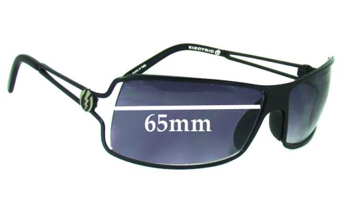 Sunglass Fix Replacement Lenses for Electric Livewire - 65mm Wide 