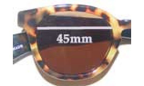 Sunglass Fix Replacement Lenses for Eye Bob Half Wit - 45mm Wide Sunglass Fix Replacement Lenses for Eye Bob Half Wit - 45mm Wide