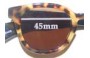 Sunglass Fix Lentes de Repuesto para Eye Bob Half Wit - 45mm Wide 
