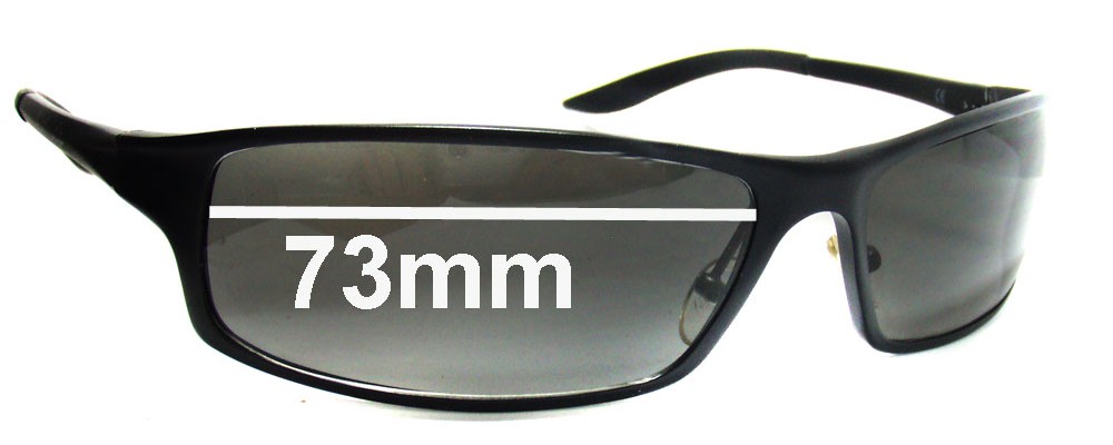 Sunglass Fix Replacement Lenses for Fatheadz Knuckledusters XL FH0015J - 73mm Wide