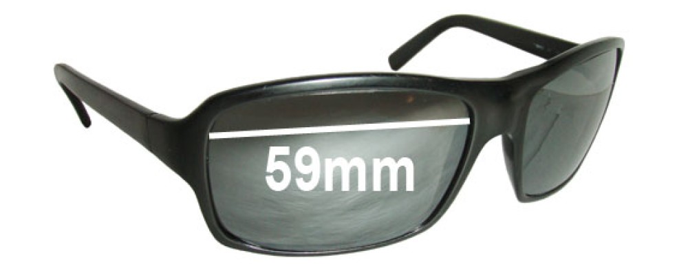 Sunglass Fix Replacement Lenses for Fendi FS 390M - 59mm Wide