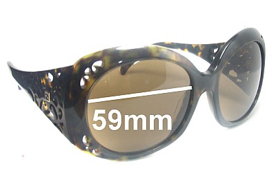 Fendi FS 5091 Replacement Lenses 59mm wide 