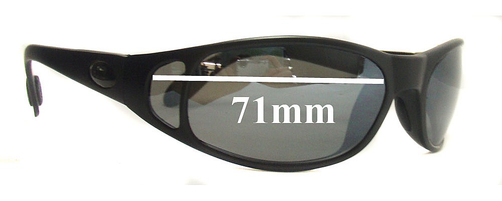 Flying Fisherman Rio Replacement Sunglass Lenses - 71mm Wide CUSTOM INSTALL ONLY