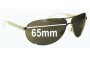 Sunglass Fix Replacement Lenses for Fox Racing The Injection - 65mm Wide 