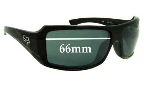 Sunglass Fix Replacement Lenses for Fox Racing The Median - 66mm Wide 