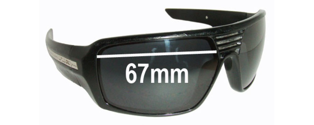 Sunglass Fix Replacement Lenses for Fox Racing The Study - 67mm Wide