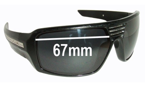 Sunglass Fix Replacement Lenses for Fox Racing The Study - 67mm Wide 