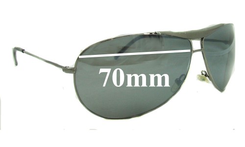 Sunglass Fix Replacement Lenses for Giorgio Armani GA 134/S - 70mm Wide 