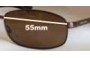 Sunglass Fix Replacement Lenses for Giorgio Armani GA 188/S - 55mm Wide 