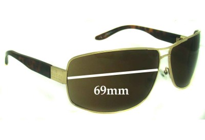Gucci GG1894 Replacement Sunglass Lenses - 69mm wide 