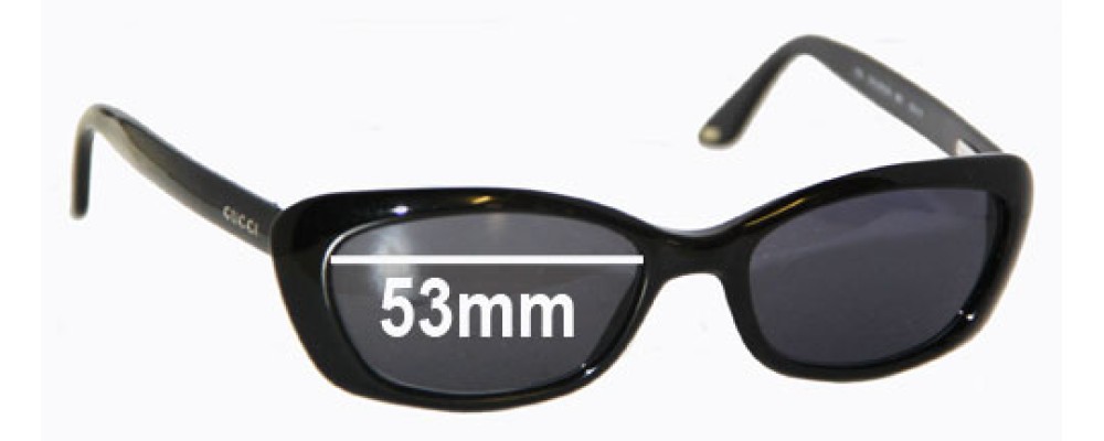 Gucci GG2415S Replacement Sunglass Lenses - 53mm wide
