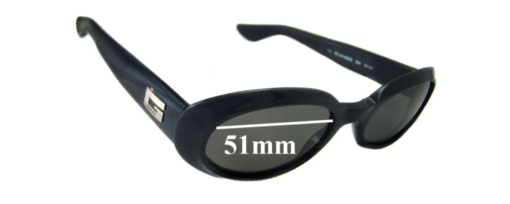 Gucci GG2419/N/S Replacement Sunglass Lenses - 51mm wide