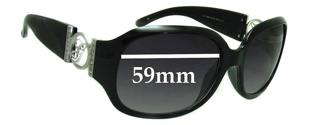 Sunglass Fix Replacement Lenses for Guess GU7005N - 59mm Wide