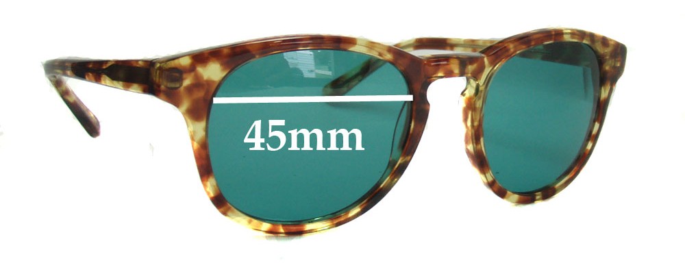 Sunglass Fix Replacement Lenses for Han  Kjobenhavn Timeless - 45mm Wide