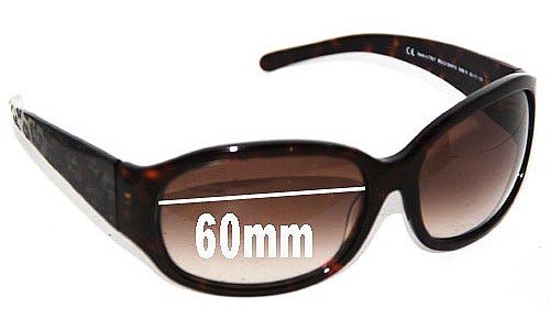 Sunglass Fix Replacement Lenses for Juicy Couture Beach Baby/S - 60mm Wide 