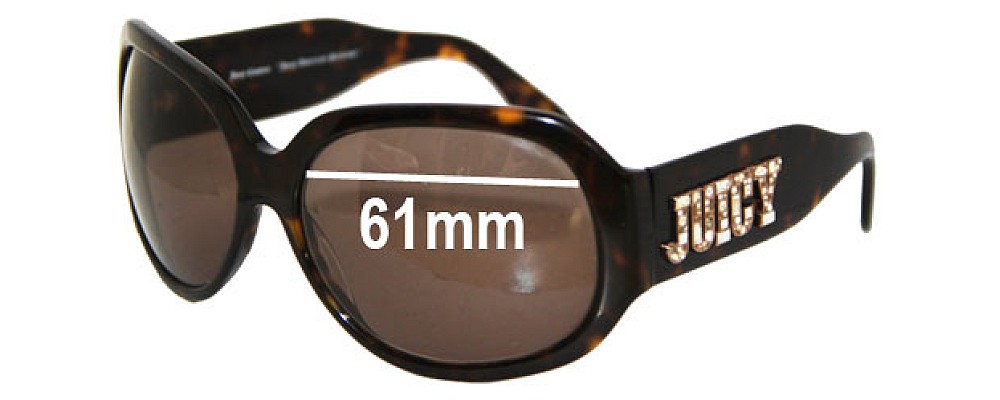 Juicy Couture Juicy American Princess New Sunglass Lenses - 61mm wide