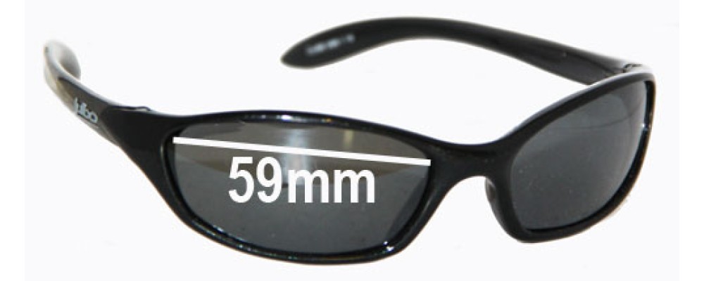 Sunglass Fix Replacement Lenses for Julbo Cube - 59mm Wide