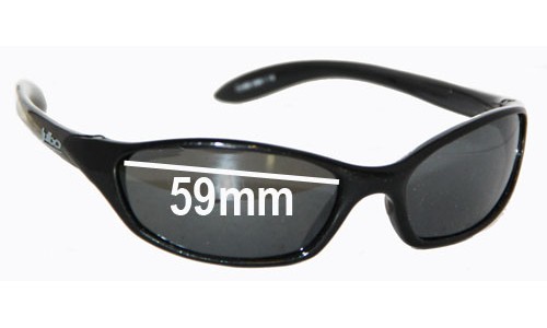 Sunglass Fix Replacement Lenses for Julbo Cube - 59mm Wide 