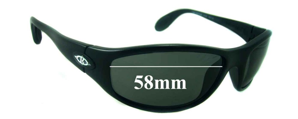 Sunglass Fix Replacement Lenses for Killer Loop KL4105 - 58mm Wide