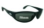 Sunglass Fix Replacement Lenses for Killer Loop KL4105 - 58mm Wide 