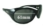Sunglass Fix Replacement Lenses for Killer Loop KL4144 - 61mm Wide 