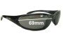 Sunglass Fix Replacement Lenses for Killer Loop K4134 Insomnia - 69mm Wide 