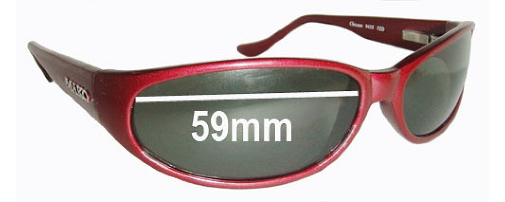 Sunglass Fix Replacement Lenses for Mako Chicane 9435 - 59mm Wide