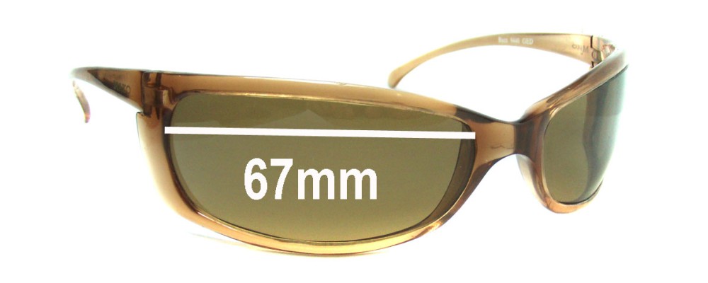 Sunglass Fix Replacement Lenses for Mako Buzz 9440 - 67mm Wide