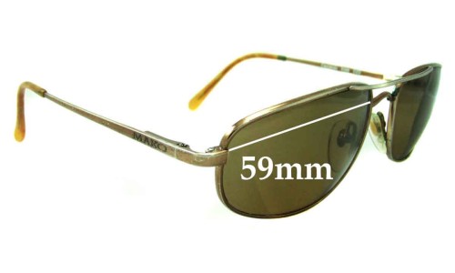 Sunglass Fix Replacement Lenses for Mako Castaway - 59mm Wide 