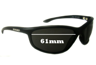 Mako 9497 Replacement Lenses 61mm wide 