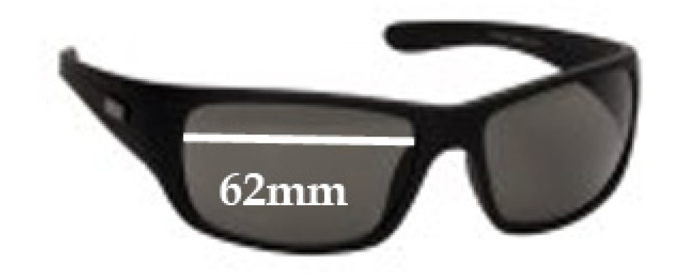 Sunglass Fix Replacement Lenses for Mambo 1005110 - 62mm Wide