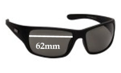 Sunglass Fix Replacement Lenses for Mambo 1005110 - 62mm Wide 
