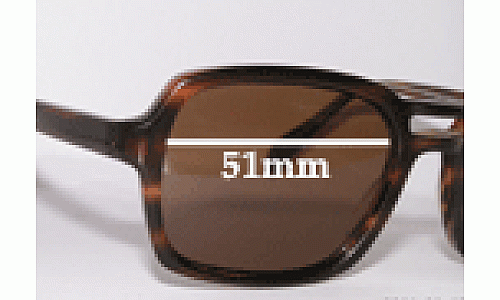 Sunglass Fix Replacement Lenses for Metzler 170 - 51mm Wide 