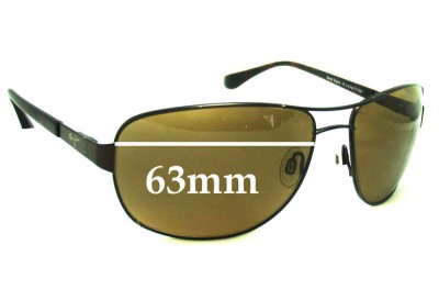 Maui Jim MJ253 Sand Island Replacement Lenses 63mm wide 